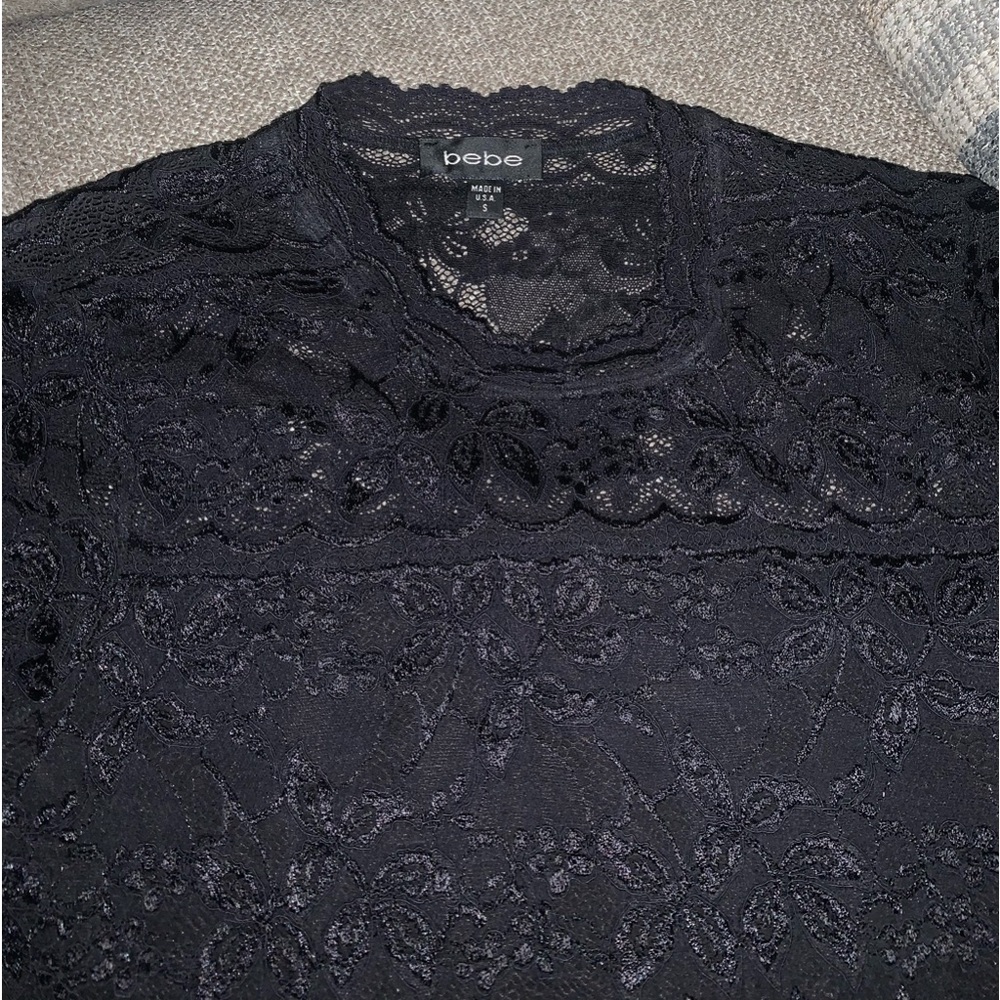 Bebe lace top.  Never worn